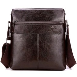 Bolsa de ombro clássica em couro