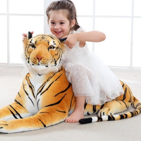 Pelúcia macia - leopardo - tigre - onça