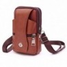 Bolsa de cintura de couro vintage - com alça / zíper
