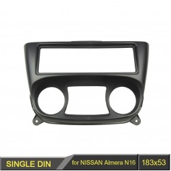 1 Din rádio DVD estéreo - painel de instrumentos - moldura - para Nissan Almera N16 2000-2006