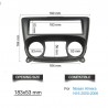 1 Din rádio DVD estéreo - painel de instrumentos - moldura - para Nissan Almera N16 2000-2006