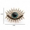 Grande olho azul - broche de cristal