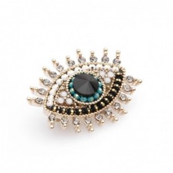 Grande olho azul - broche de cristal