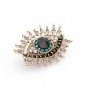 Grande olho azul - broche de cristal