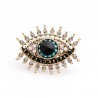 Grande olho azul - broche de cristal