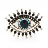 Grande olho azul - broche de cristal