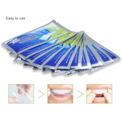 Clareamento dental profissional - tiras de gel clareador - 28 peças