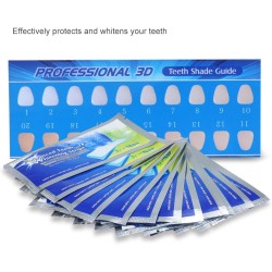 Clareamento dental profissional - tiras de gel clareador - 28 peças