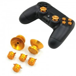 Metal 3D - tampas / botões do joystick analógico - para controlador Sony PS4