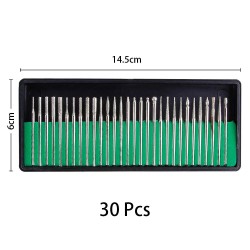 Brocas de unhas elétricas - conjunto 30 peças