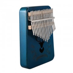 17-keys Kalimba piano - wooden musical instrument with tuner hammerPiano