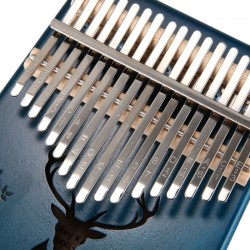 17-keys Kalimba piano - wooden musical instrument with tuner hammerPiano