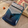 17-keys Kalimba piano - wooden musical instrument with tuner hammerPiano