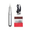 Mini polidor de unhas elétrico / furadeira - conjunto com brocas - manicure / pedicure - 35000RPM