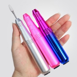 Mini polidor de unhas elétrico / furadeira - conjunto com brocas - manicure / pedicure - 35000RPM