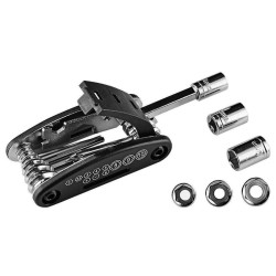 16 em 1 kit de reparo de bicicleta multifuncional