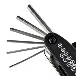 16 em 1 kit de reparo de bicicleta multifuncional