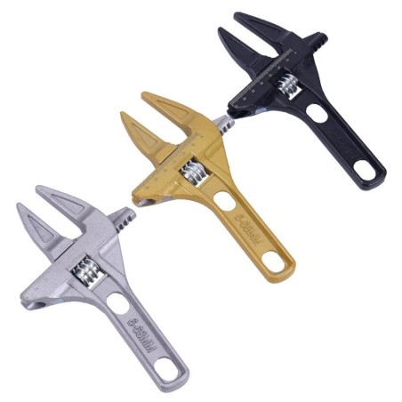 Chave ajustável multifuncional - chave universal - parafuso de tubo de água - ferramenta de reparo de banheiro / bicicleta