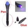 Super cola líquida - caneta reparadora - com luz UV