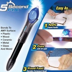 Super cola líquida - caneta reparadora - com luz UV