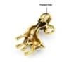 Cabra dourada com pérolas - broche vintage