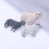 Sheep brooch with pearlsBrooches