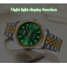 CHENXI - relógio de quartzo de luxo - cronógrafo - calendário duplo - à prova d'água - aço inoxidável