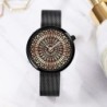 SHENGKE - relógio de quartzo de luxo - à prova d'água - pulseira de malha de aço