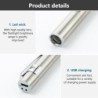 Mini lanterna USB - enfermagem - médicos - aço inoxidável