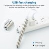 Mini lanterna USB - enfermagem - médicos - aço inoxidável