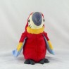 Papagaio falante de pelúcia - repete o que você diz - balança as asas - brinquedo de pelúcia