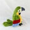 Papagaio falante de pelúcia - repete o que você diz - balança as asas - brinquedo de pelúcia