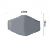Protective face / mouth mask - with 2 PM25 activated carbon filters - reusableMouth masks