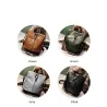 Mochila de couro vintage - bolsa de ombro - grande capacidade