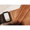 Mochila de couro vintage - bolsa de ombro - grande capacidade