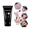 Gel de unhas acrílico glitter - gel de construção