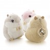 Pingente de mini hamster - chaveiro