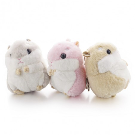 Pingente de mini hamster - chaveiro