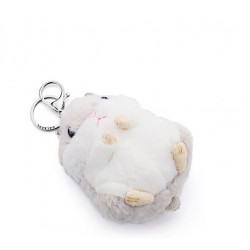 Pingente de mini hamster - chaveiro