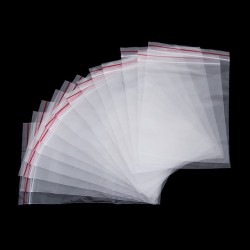 4 * 6 cm - ziplock - resealable packing plastic bags - 100 piecesStorage Bags