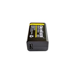 OKCELL - bateria de lítio - recarregável - USB - 9V - 800 mAh