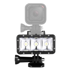 Luz de mergulho LED subaquática - para GoPro - 30 m