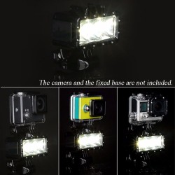 Luz de mergulho LED subaquática - para GoPro - 30 m