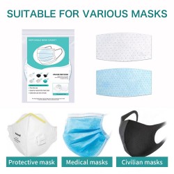 Replaceable face mask filter - filter padMouth masks