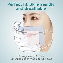 Filtro de máscara facial substituível - almofada de filtro