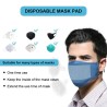 Filtro de máscara facial substituível - almofada de filtro
