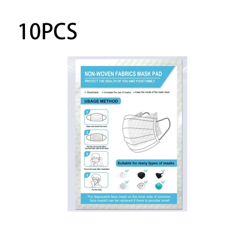 Replaceable face mask filter - filter padMouth masks