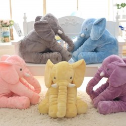 Elefante gigante - travesseiro de bebê de pelúcia para dormir - brinquedo