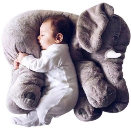 Elefante gigante - travesseiro de bebê de pelúcia para dormir - brinquedo