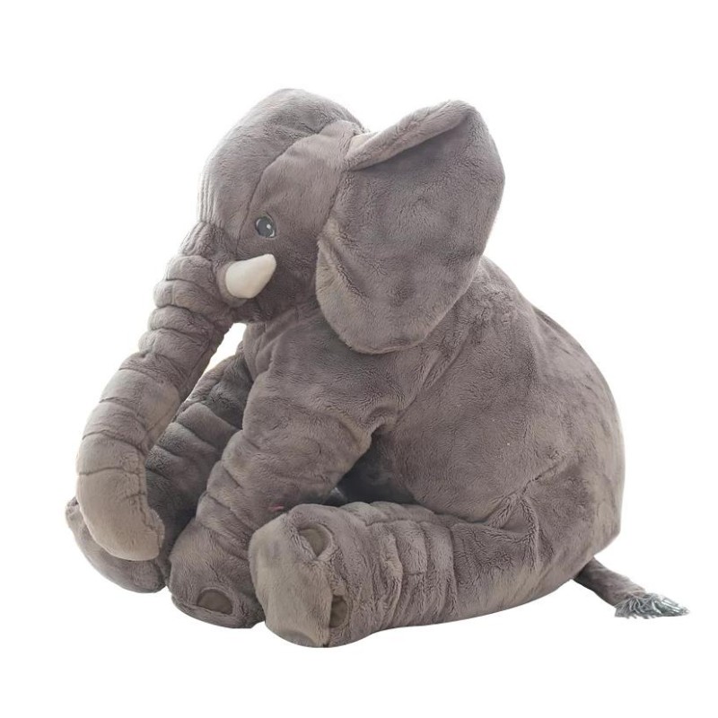 Elefante gigante - travesseiro de bebê de pelúcia para dormir - brinquedo